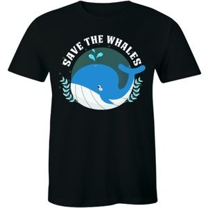 Save The Whales World Peace Narwhals Men's T-shirt